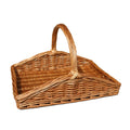 Light Steamed Wicker Garden Trug-0